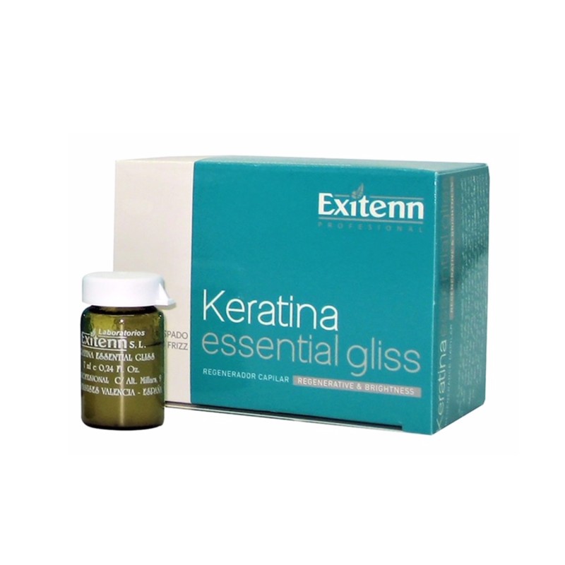 AMP. KERATINA ESSENTIAL GLISS 10unid EXITENN 