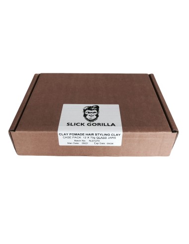 SLICK GORILLA CLAY POMADE BOX 12 BOTTLES