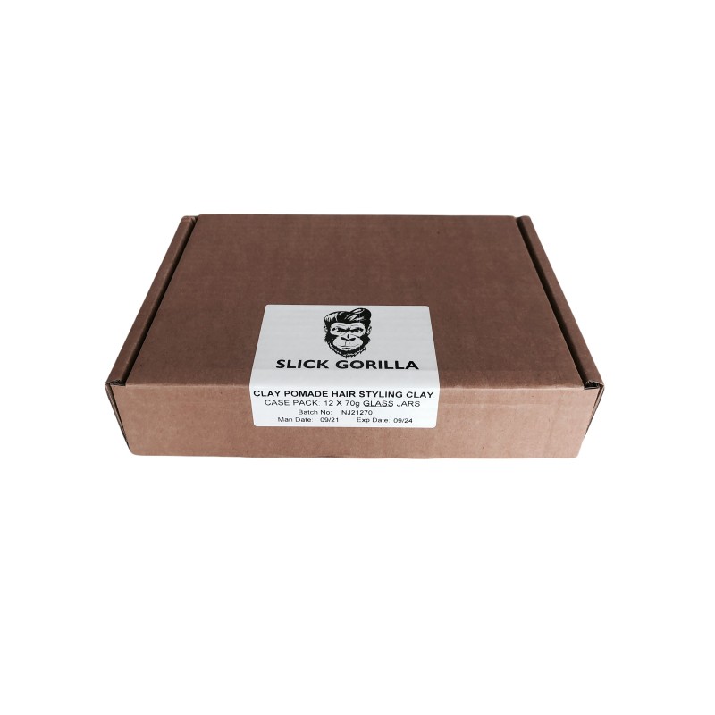 SLICK GORILLA CLAY POMADE BOX 12 BOTTLES