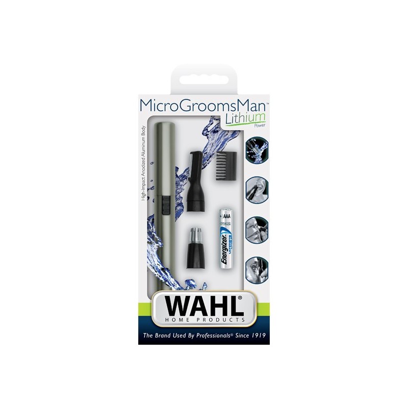 MÁQUINA NASAL TRIMMER PLATA/NEGRO 2 IN 1 WAHL