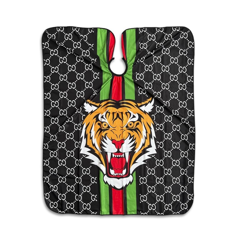 BLACK TIGER BARBER CAPE