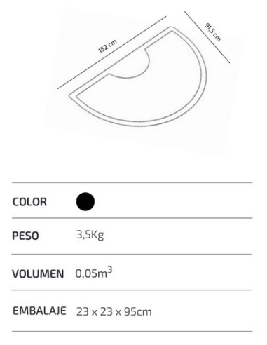ALFOMBRILLA ESPECIAL ANTIFATIGA BLACK MAT CIRCULAR