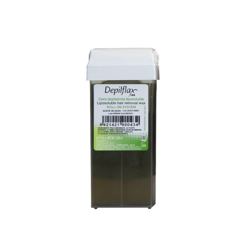 RECAMBIO CERA DE ACEITE DE OLIVA 110gr  DEPILFLAX 