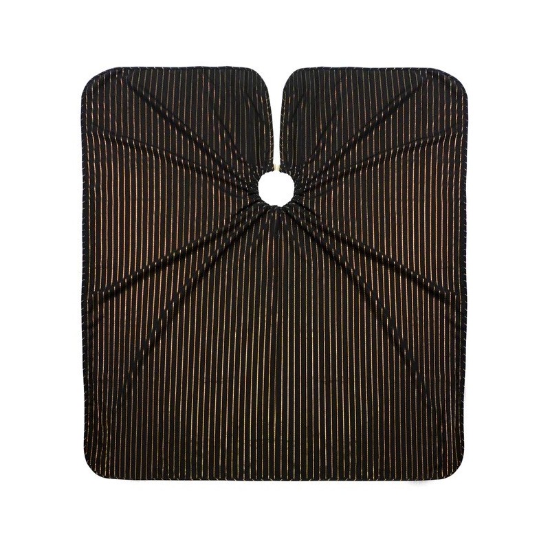 BLACK W/GOLD 24K PINSTRAPE BARBER STRONG