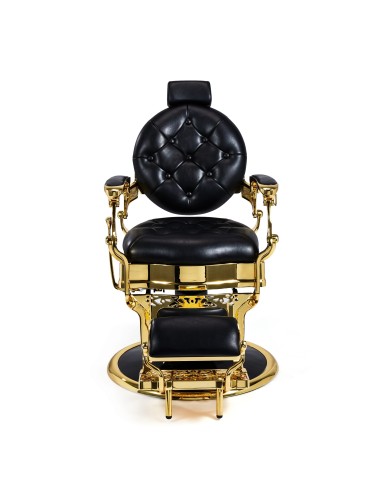 SILLON BARBERO CLASICO CARONTE DORADO MÉTALICO B&G