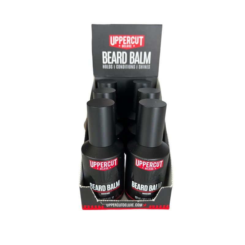UPPERCUT DELUXE BEARD BALM DISPLAY 6 CANS