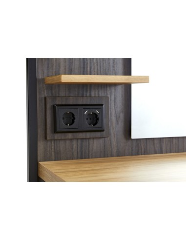 LOGAN BARBER BLACK DRESSING TABLE