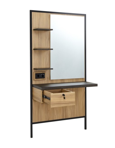 LOGAN BARBER BROWN DRESSING TABLE