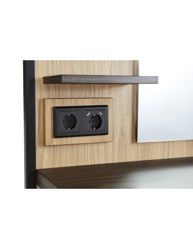 LOGAN BARBER BROWN DRESSING TABLE