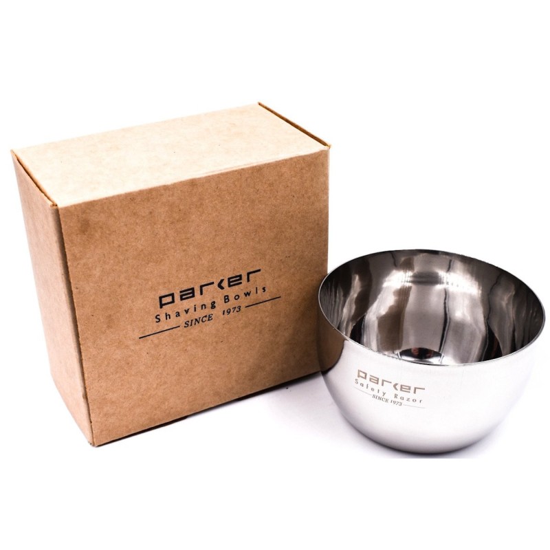 PARKER STAINLESS STEEL SHAVING BOWL