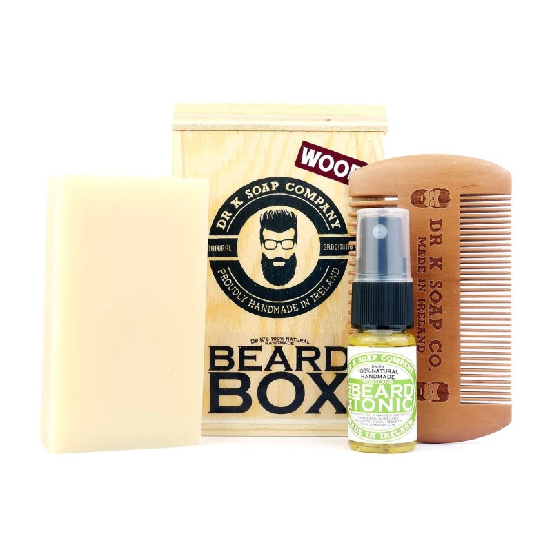 PACK VIAJE WOODLAND PARA BARBA DR SOAP COMPANY