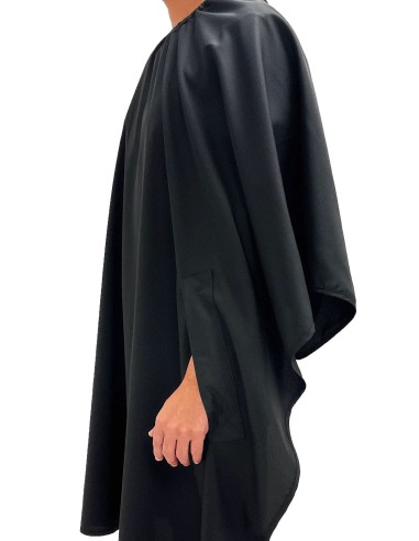 BARBER STRONG SOLID BLACK BARBER CAPE