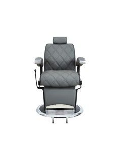 BARBER CHAIR CERBERO SILVER GREY 2