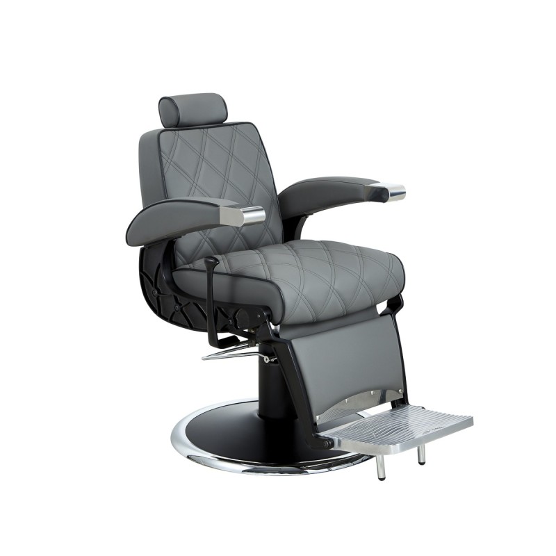 BARBER CHAIR CERBERO SILVER GREY