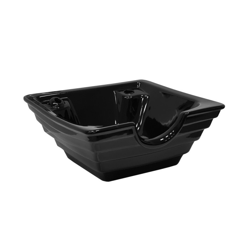 PICA DE CERAMICA NEGRA CUADRADA PIRAMIDAL