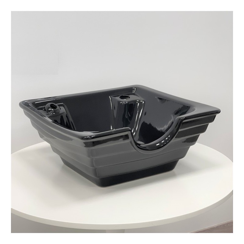PICA DE CERAMICA NEGRA CUADRADA PIRAMIDAL