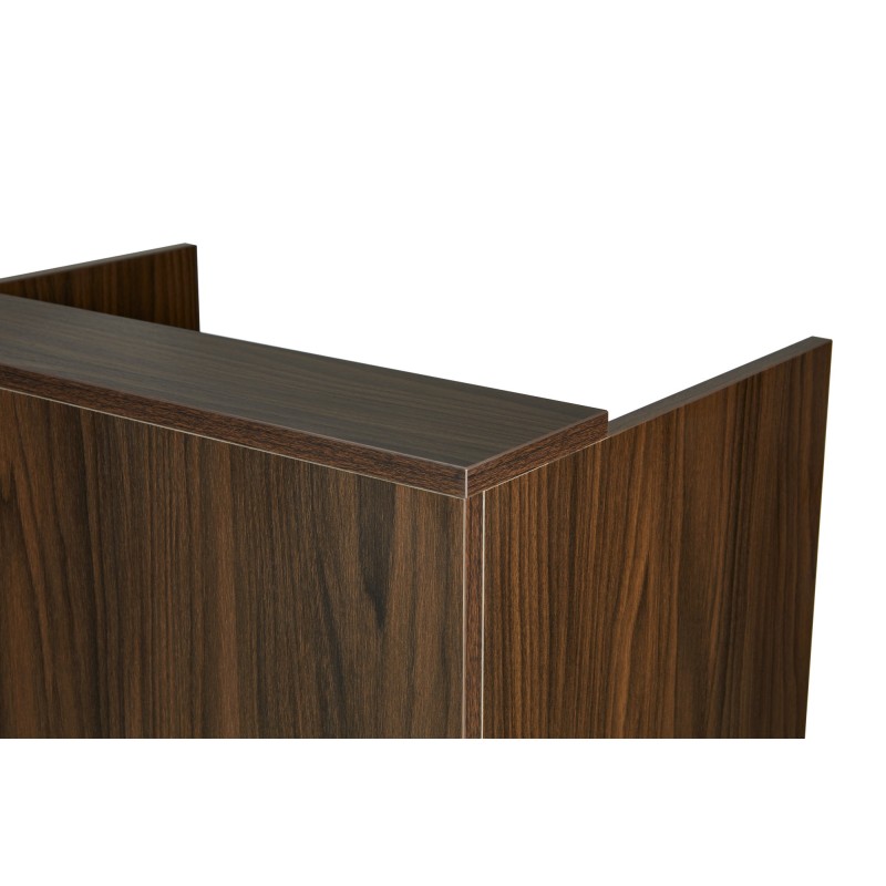 RECEPCION OKE MADERA OSCURA
