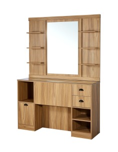 OKE LIGHT WOOD DRESSING TABLE WITH MIRROR
