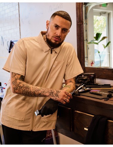 THE BARBER KHAKI JACKET BARBER STRONG
