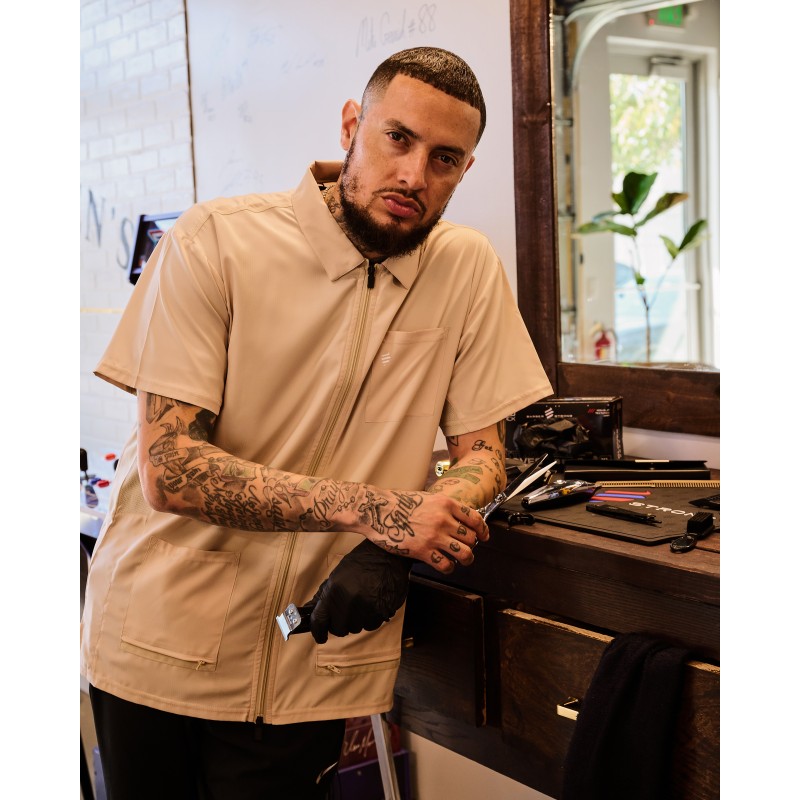 THE BARBER KHAKI JACKET BARBER STRONG