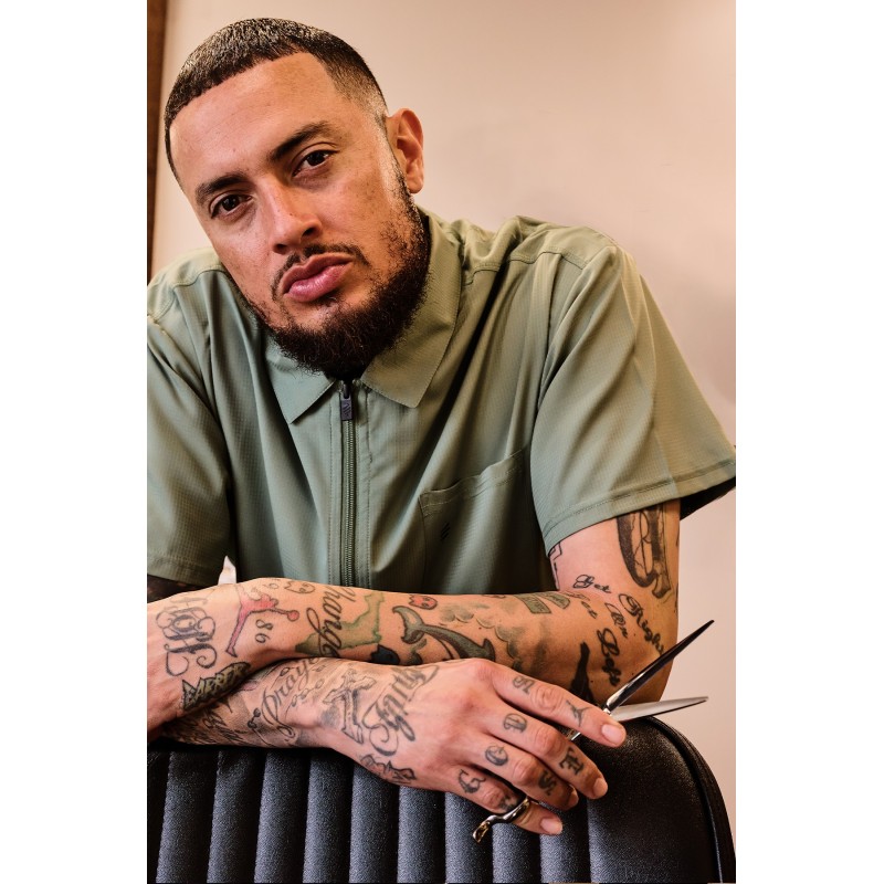 THE BARBER GREEN JACKET BARBER STRONG
