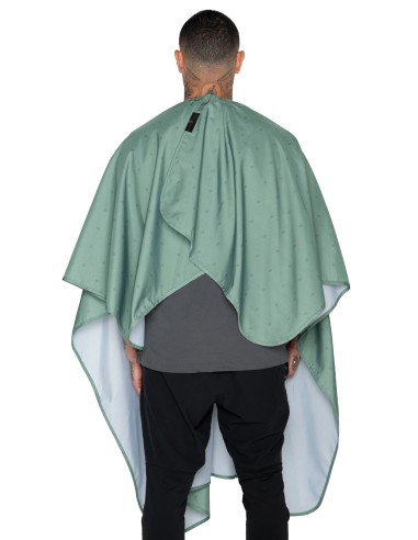 CAPA DE CORTE PREMIUM VERDE SHIELD BARBER STRONG