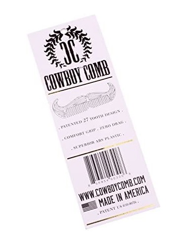 PEINE COWBOY COMB ESPECIAL PARA BARBAS Y BIGOTES