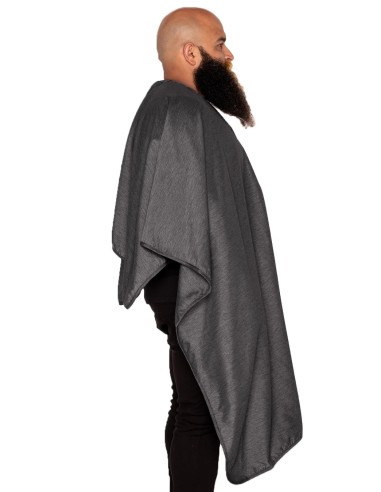 CAPA DE CORTE PREMIUM GRIS BARBER STRONG 4