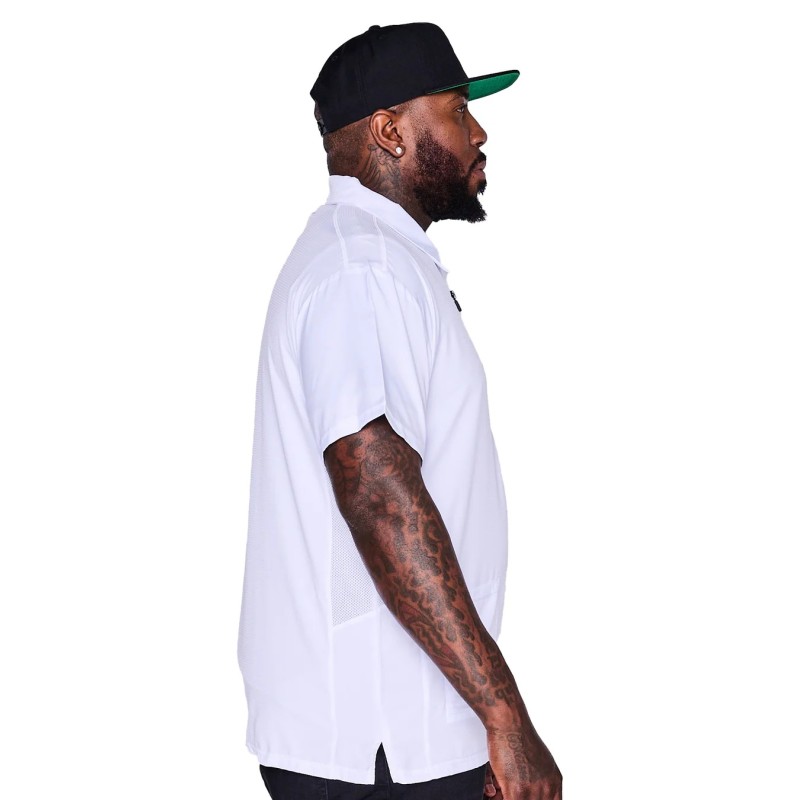 THE BARBER WHITE JACKET BARBER STRONG