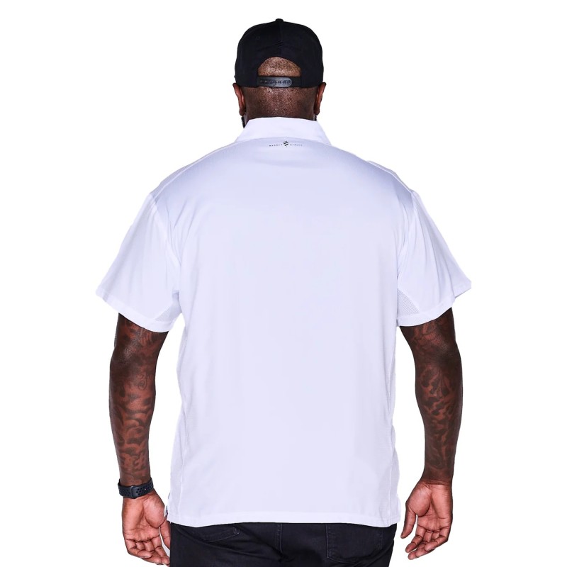 CHAQUETA BARBERO BLANCO BARBER STRONG