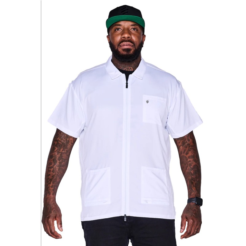 THE BARBER WHITE JACKET BARBER STRONG