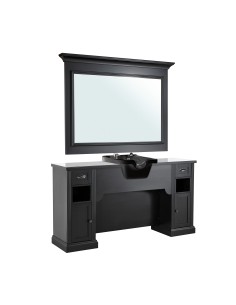 WILLIAM BARBER BASIC DRESSING TABLE WITH BLACK PICA