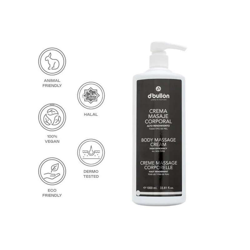 CREMA MASAJE CORPORAL 500ml. D'BULLÓN