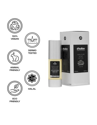 ACEITE 100% PURO DE ROSA MOSQUETA 30ml. D'BULLÓN
