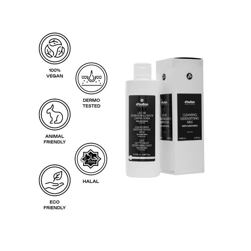 LECHE DESENSIBILIZANTE LIMPIADORA 250ml. D'BULLON