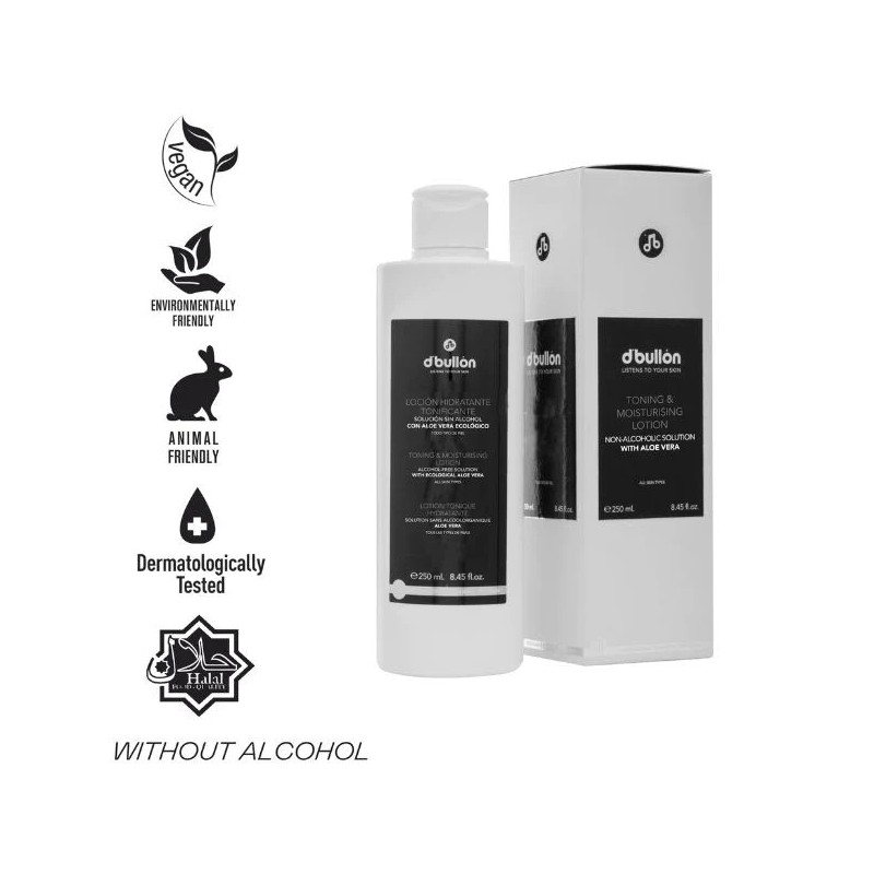 LOCIÓN HIDRATANTE TONIFICANTE 250ml. D'BULLÓN