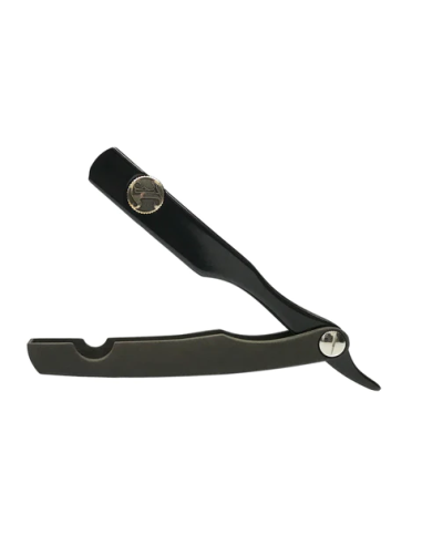 IRVING BARBER FULL "CERAKOTED" BLACK RAZORS