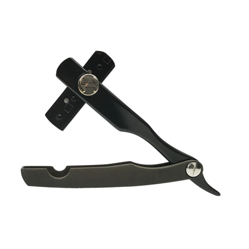 IRVING BARBER FULL "CERAKOTED" BLACK RAZORS