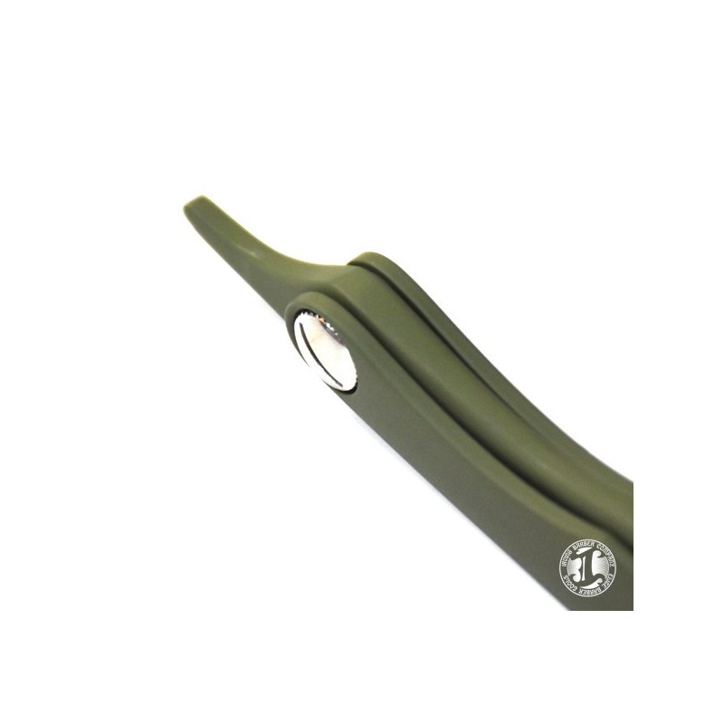 IRVING BARBER FULL "CERAKOTED" GREEN RAZORS