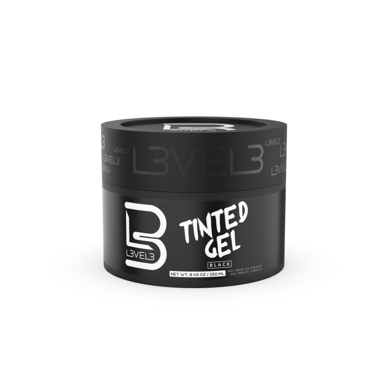 TINTED HAIR GEL BLACK COLOR L3VEL3
