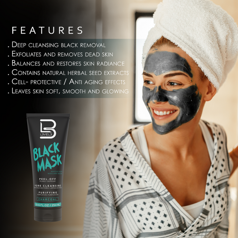 L3VEL3 BLACK FACIAL MASK