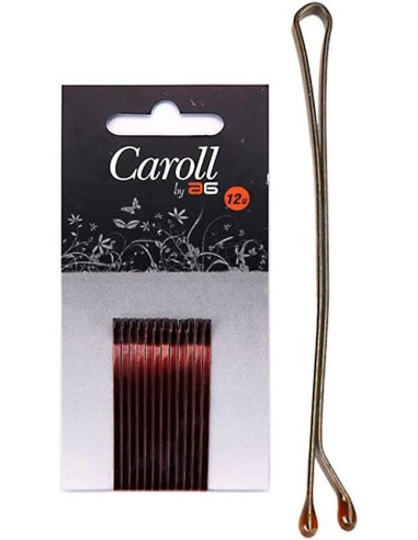CAROLL BROWN CLIP HAIRPINS 12 UNITS