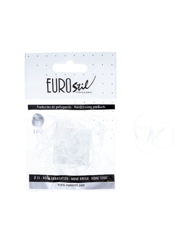 BOLSA DE 50 GOMAS TRANSPARENTE