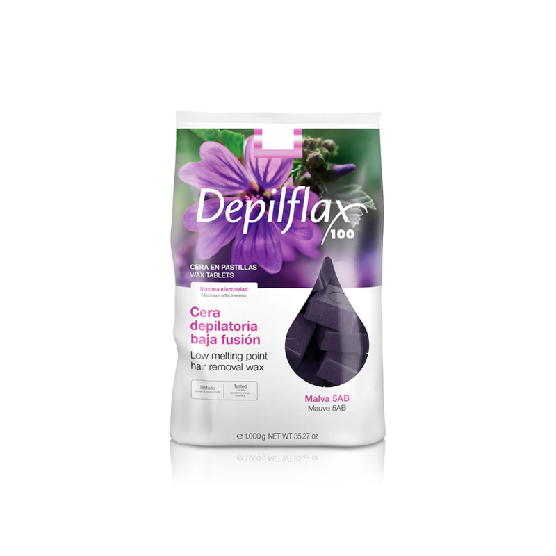 CERA DEPILATORIA MALVA 1000GRS DEPILFLAX