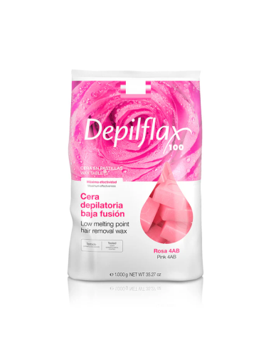 CERA DEPILATORIA ROSA THERAPY 1000gr DEPILFLAX
