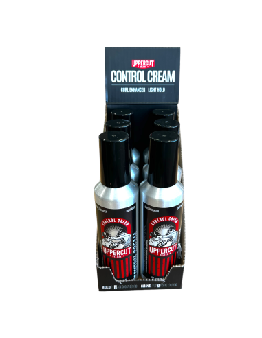UPPERCUT DELUXE CONTROL CREAM DISPLAY 6 CANS