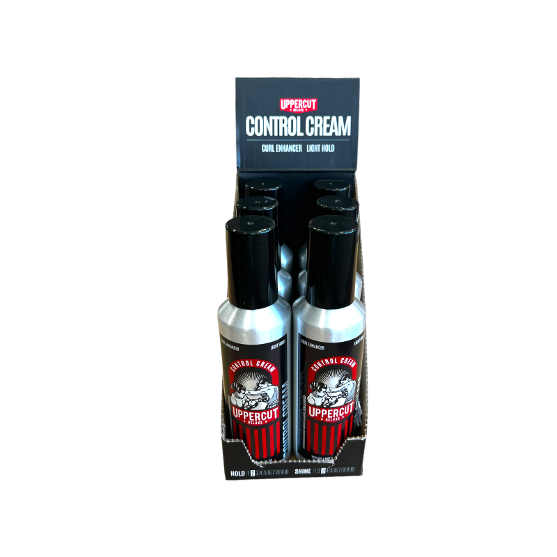 UPPERCUT DELUXE CONTROL CREAM DISPLAY 6 CANS