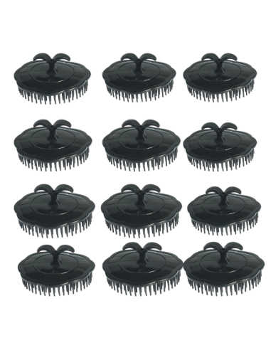 CEPILLO DE MASAJE NEGRO PACK 12