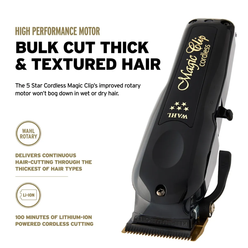 COMBO BLACK MAGIC CLIP-DETAILER CORDLESS WAHL