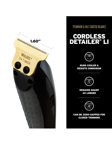 COMBO BLACK MAGIC CLIP-DETAILER CORDLESS WAHL
